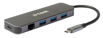 D-Link DUB-2334 5-in-1 USB-C Hub with Gigabit DUB-2334