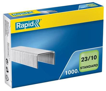Rapid 24869300 23/10 Staples Pack 1000 24869300 Rapid 24869300 23/10 Staples Pack 1000 24869300