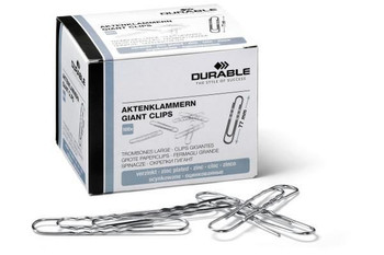 Durable 122725 Paper Clip Metal 100 PcS 122725