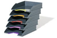 Durable 770557 Varicolor Letter Tray Set 770557