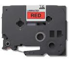 Brother TZ-451 Label-Making Tape Black On Red TZ-451