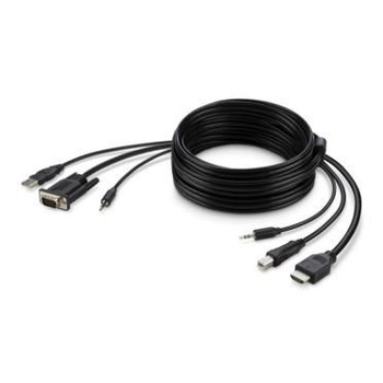 Belkin F1DN1CCBL-VH-10 F1Dn1Ccbl Kvm Cable Black 3 M F1DN1CCBL-VH-10