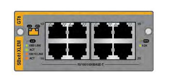 Allied Telesis AT-SBX81XLEM/GT8 At-Sbx81Gt24 Network Switch AT-SBX81XLEM/GT8
