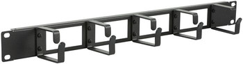 Lanview RAO110BL 1U 19" CABLE ORGANIZER PANEL RAO110BL