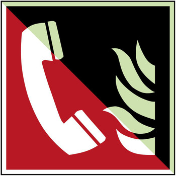 Brady F/F006/NT-SA-PHOLUMB-200X200/1-B Glow-in-the-dark safety sign F/F006/NT-SA-PHOLUMB-200X200/1-B