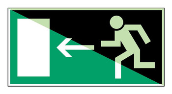 Brady E/X358/NT-SA-PHOLUMC-300X150/1-B Glow-in-the-dark safety sign E/X358/NT-SA-PHOLUMC-300X150/1-B