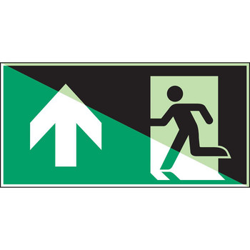 Brady E/A0//E001/NT-SAPP-PHOLUMC-300X150/1-B Glow-in-the-dark safety sign E/A0//E001/NT-SAPP-PHOLUMC-300X150/1-B