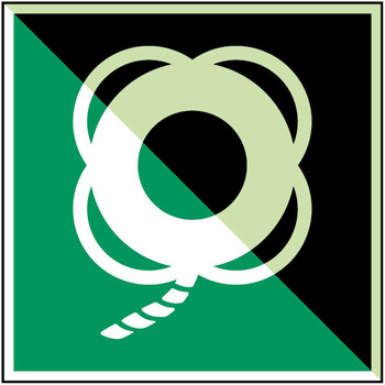 Brady E/E041/NT-PP-PHOLUMB-150X150/1-B Lifebuoy with line   - ISO E/E041/NT-PP-PHOLUMB-150X150/1-B