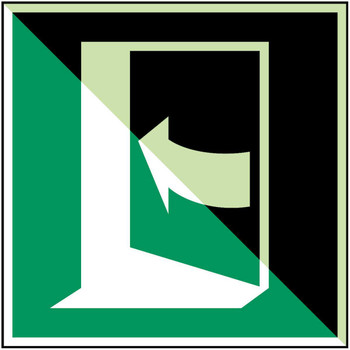 Brady E/E022/NT-ALU-PHOLUMC-150X150/1-B Glow-in-the-dark safety sign E/E022/NT-ALU-PHOLUMC-150X150/1-B