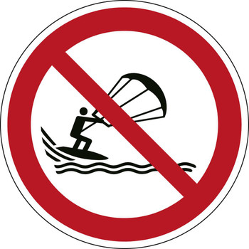 Brady P/P065/NT/ALU-DIA100-1 ISO Safety Sign - No kite P/P065/NT/ALU-DIA100-1