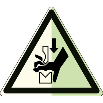 Brady W/W030/NT-PP-PHOLUMC-TRI 150/1-B Glow-in-the-dark safety sign W/W030/NT-PP-PHOLUMC-TRI 150/1-B