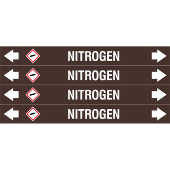 Brady ASMEPM-26X230MM-NITROGEN ASME - Pipemarkers - Nitrogen ASMEPM-26X230MM-NITROGEN
