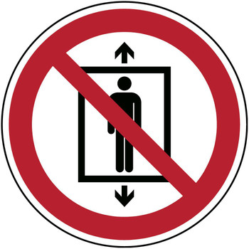 Brady P/P027/NT/TWM-DIA100-1 ISO Safety Sign - Do not use P/P027/NT/TWM-DIA100-1