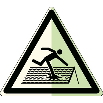 Brady W/W036/NT-SA-PHOLUMC-TRI 150/1-B Glow-in-the-dark safety sign W/W036/NT-SA-PHOLUMC-TRI 150/1-B