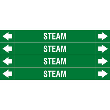Brady ASMEPM-26X230MM-STEAM ASME - Pipemarkers - Steam ASMEPM-26X230MM-STEAM