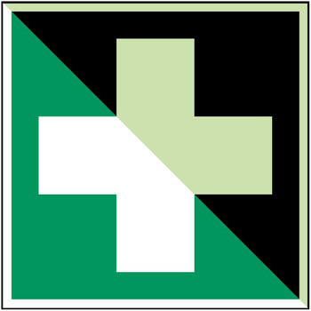 Brady E/E003/NT-SA-PHOLUMC-150X150/1-B Glow-in-the-dark safety sign E/E003/NT-SA-PHOLUMC-150X150/1-B