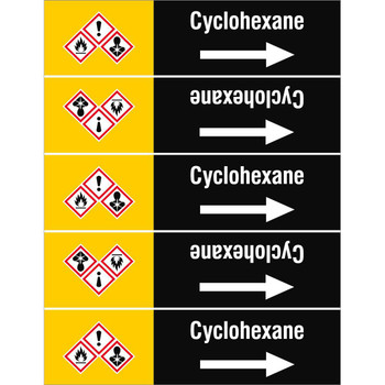 Brady ISO20560PM-135X175-CYCLOHEXANE ISO 20560 Pipe Markers - ISO20560PM-135X175-CYCLOHEXANE