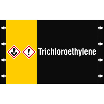 Brady ISO20560PM-340X210-TRICHLOROETHYLENE ISO 20560 Pipe Markers - ISO20560PM-340X210-TRICHLOROETHYLENE