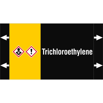 Brady ISO20560PM-165X90-TRICHLOROETHYLENE ISO 20560 Pipe Markers - ISO20560PM-165X90-TRICHLOROETHYLENE