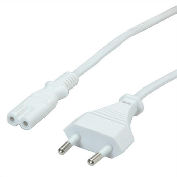 Value 19.99.2095 Power Cable White 1.8 M 19.99.2095