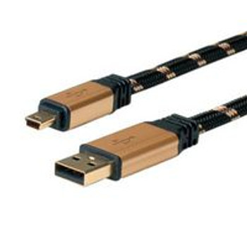 Roline 11.02.8822 Gold Usb 2.0 Cable. Type A - 11.02.8822