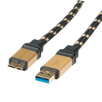Roline 11.02.8878 Gold Usb 3.0 Cable. Type A M 11.02.8878