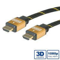 Roline 11.04.5508 Gold Hdmi High Speed Cable 11.04.5508