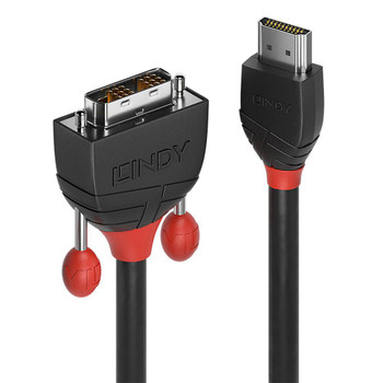 Lindy 36270 0.5M Hdmi To Dvi Cable. Black 36270