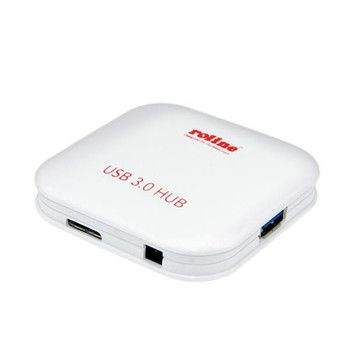 Roline 14.02.5040 Usb 3.0 Hub. 4 Ports. With 14.02.5040