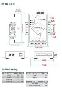 Moxa TCF-142-S-ST Serial TCF-142-S-ST