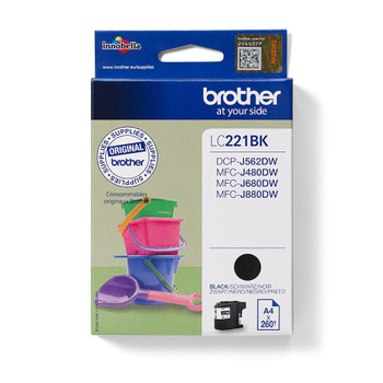 Brother LC-221BK Ink Cartridge 1 PcS LC-221BK