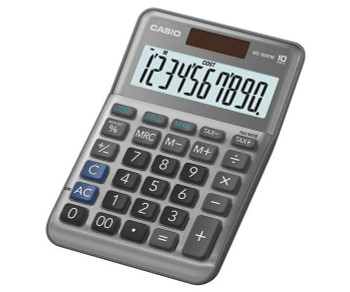 Casio MS-100FM Calculator Desktop Basic Grey MS-100FM