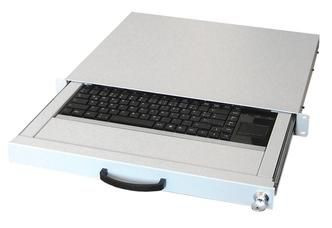 Aixcase AIX-19K1DETP-W Keyboard - rack-mountable - AIX-19K1UKDETP-W