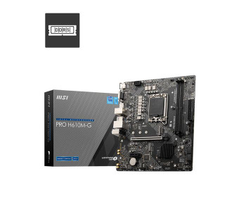 MSI PRO H610M-G Ddr4 Motherboard Intel H610 PRO H610M-G