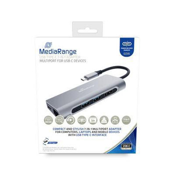 MediaRange MRCS510 Interface Hub Usb 3.2 Gen 1 MRCS510