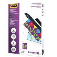 Fellowes 5452502 A4 Pre-Punched 80 Micron 5452502