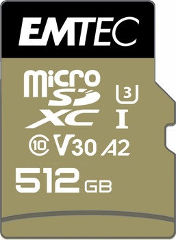 Emtec ECMSDM512GXC10SP Memory Card 512 Gb Microsdxc ECMSDM512GXC10SP