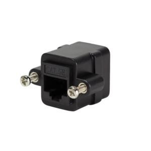 LogiLink NP0098 Socket-Outlet 2 X Rj-45 Black NP0098