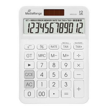 MediaRange MROS191 Calculator Desktop Basic White MROS191