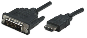 Manhattan 322782 Hdmi To Dvi-D 24+1 Cable. 1M. 322782