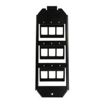 LogiLink NK4061 Wall Plate/Switch Cover Black NK4061