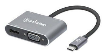Manhattan 130691 Usb-C Dock/Hub. Ports X4: 130691