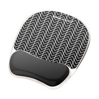 Fellowes 9653401 Mouse Pad Black. White 9653401