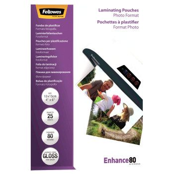 Fellowes 5440602 Glossy 80 Micron Photo 5440602