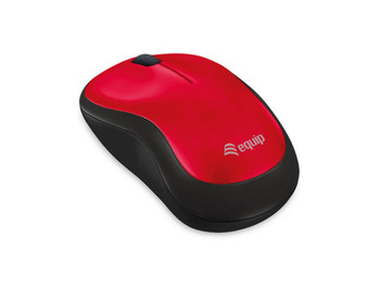 Equip 245113 Comfort Wireless Mouse. Red 245113