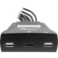 Inter-Tech 88887340 Kvm Switch Black 88887340