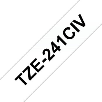 Brother TZE241CIV Tze-241Civ Label-Making Tape TZE241CIV
