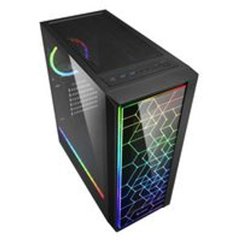 Sharkoon 4044951028153 Rgb Lit 100 Midi Tower Black 4044951028153