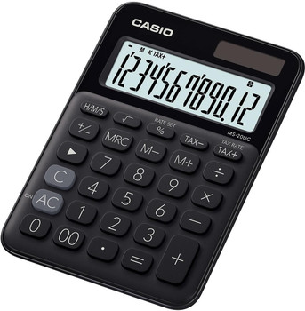 Casio MS-20UC-BK Calculator Desktop Basic Black MS-20UC-BK