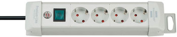 Brennenstuhl 1955540100 Surge Protector Grey 4 Ac 1955540100